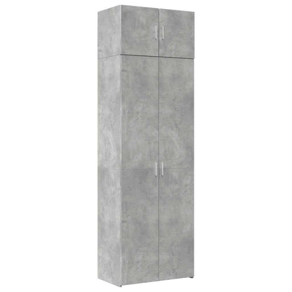 Storage Cabinet Concrete Grey 70x42,5x225 cm Engineered Wood