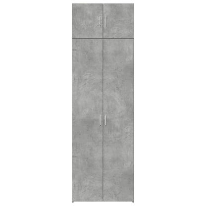 Storage Cabinet Concrete Grey 70x42,5x225 cm Engineered Wood