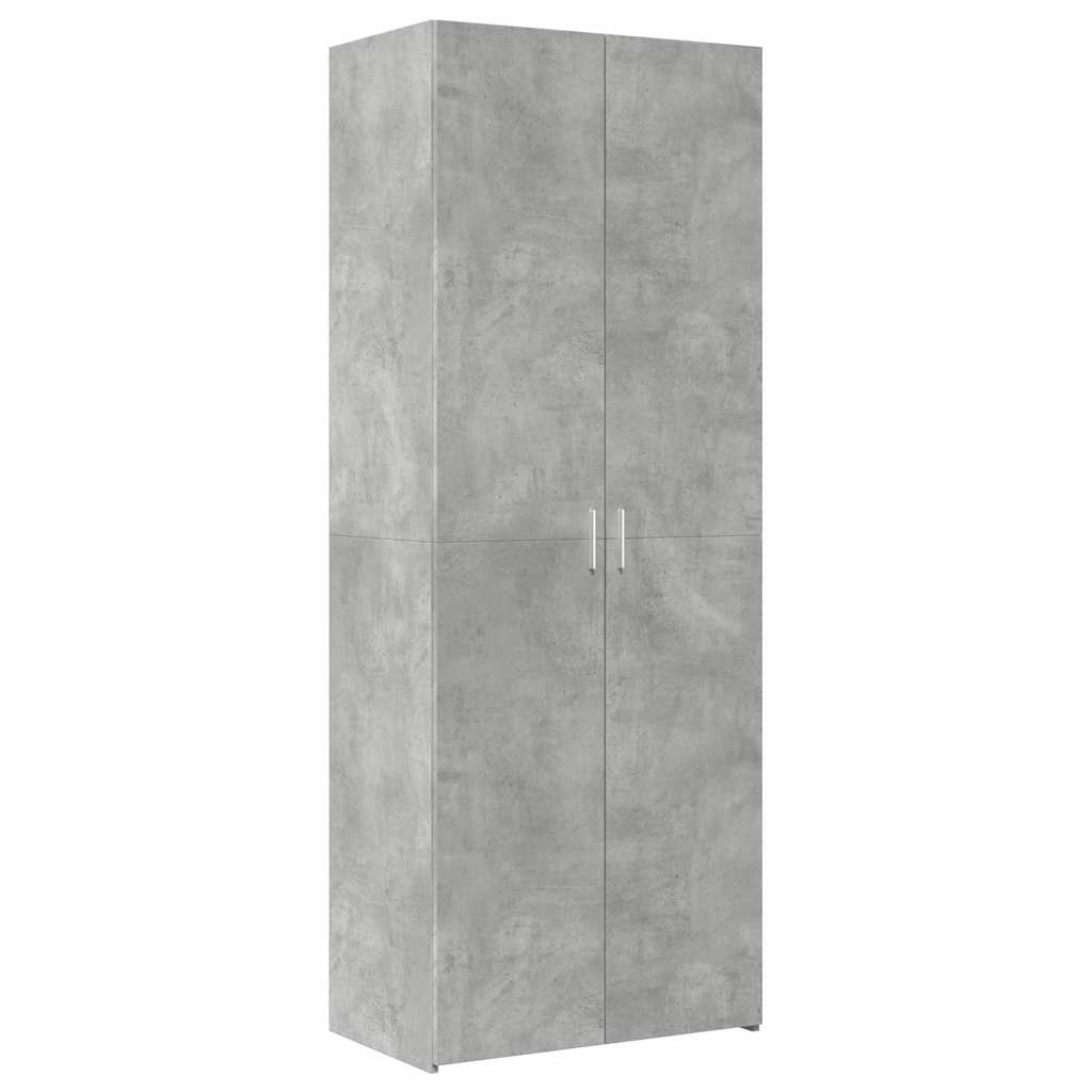 Storage Cabinet Concrete Grey 70x42,5x225 cm Engineered Wood