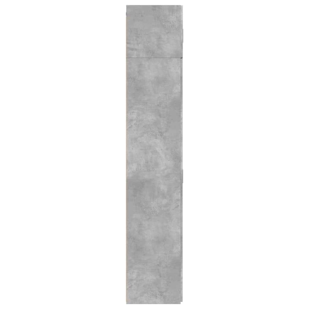 Storage Cabinet Concrete Grey 70x42.5x225 cm Engineered Wood