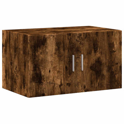 Storage Cabinet Smoked Oak 70x42,5x225 cm Engineered Wood