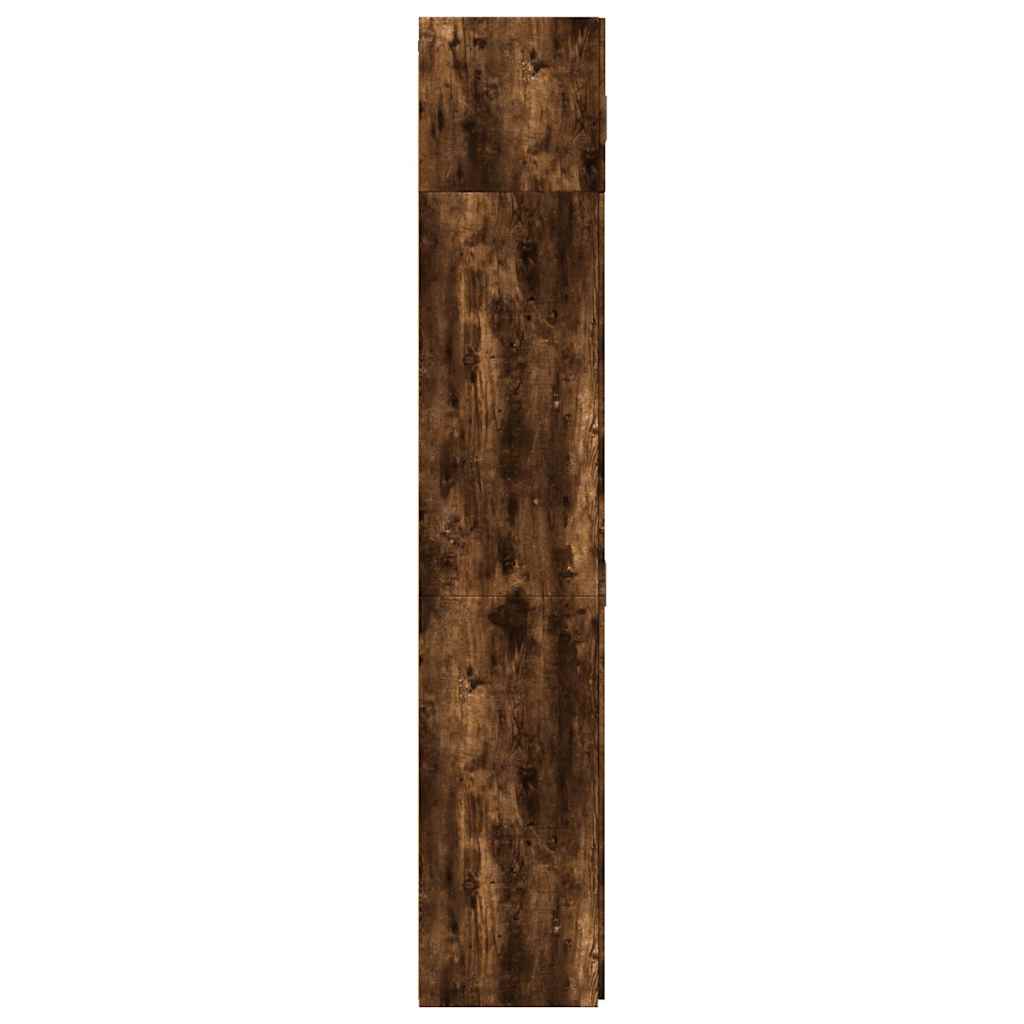 Storage Cabinet Smoked Oak 70x42,5x225 cm Engineered Wood