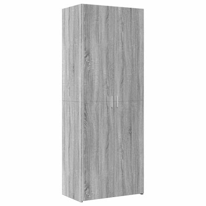 Storage Cabinet Grey Sonoma 70x42,5x225 cm Engineered Wood
