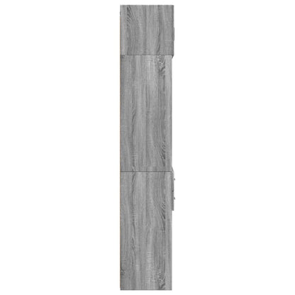 Storage Cabinet Grey Sonoma 70x42,5x225 cm Engineered Wood