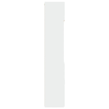 Storage Cabinet White 80x42,5x225 cm Engineered Wood