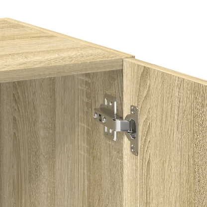 Storage Cabinet Sonoma Oak 80x42,5x225 cm Engineered Wood