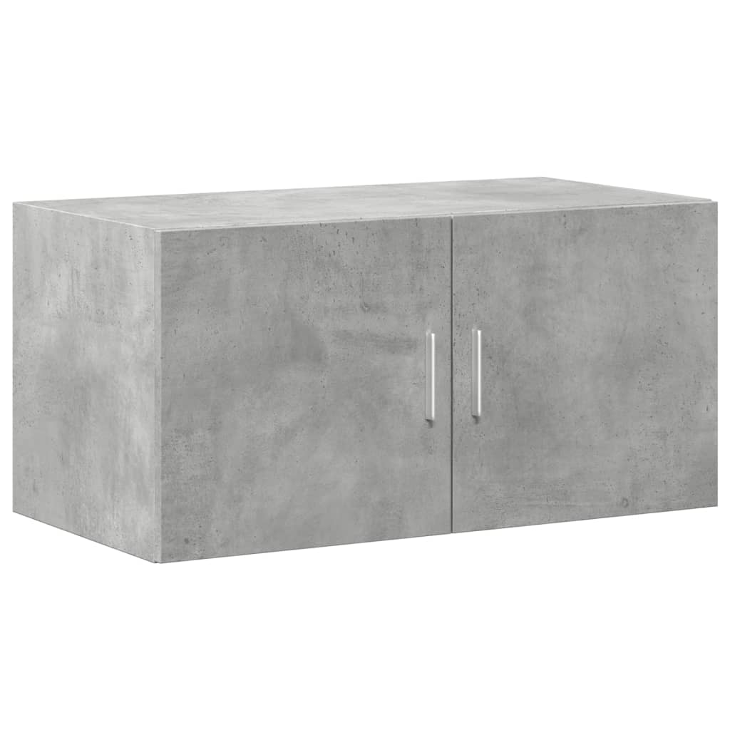 Storage Cabinet Concrete Grey 80x42,5x225 cm Engineered Wood