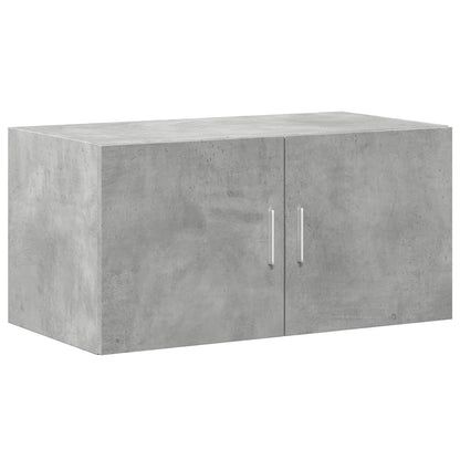 Storage Cabinet Concrete Grey 80x42,5x225 cm Engineered Wood