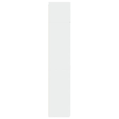 Storage Cabinet White 80x42.5x225 cm Engineered Wood