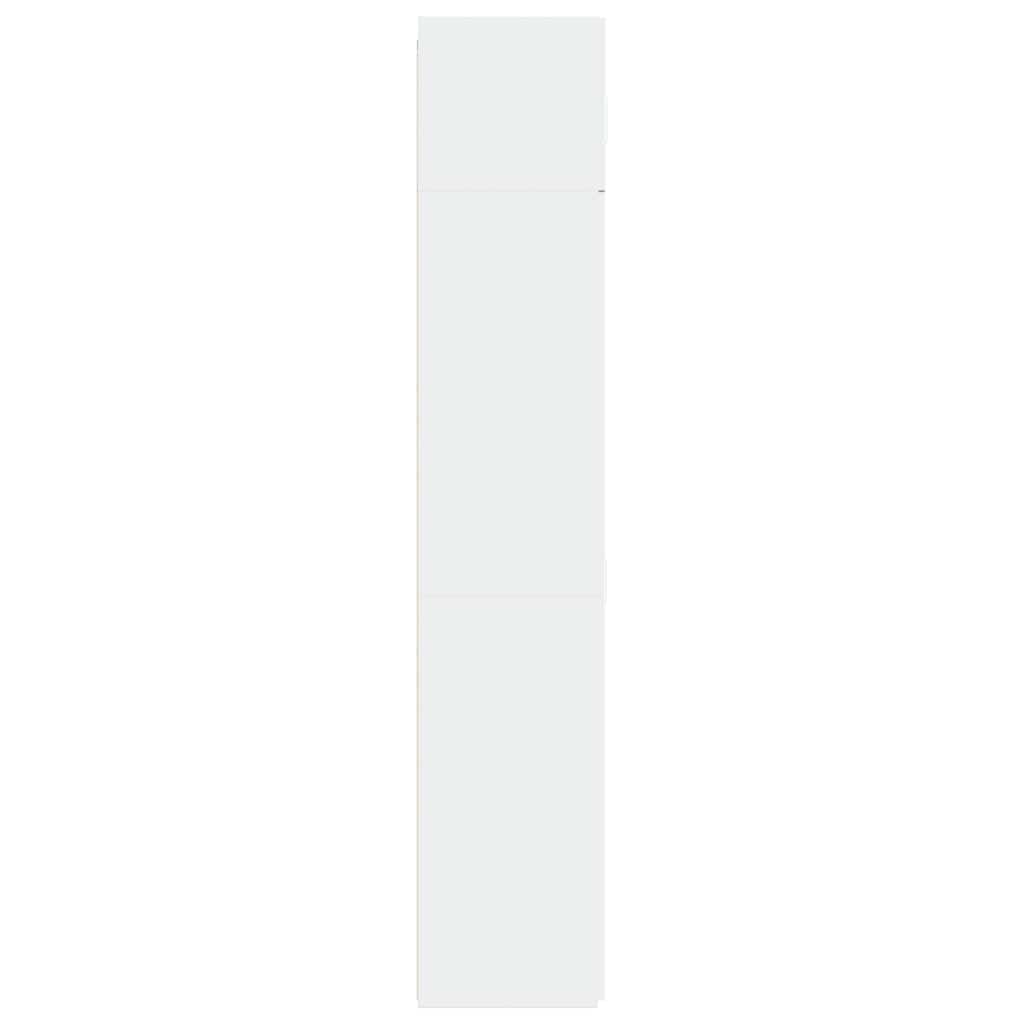 Storage Cabinet White 80x42,5x225 cm Engineered Wood