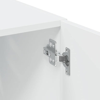 Storage Cabinet White 80x42,5x225 cm Engineered Wood