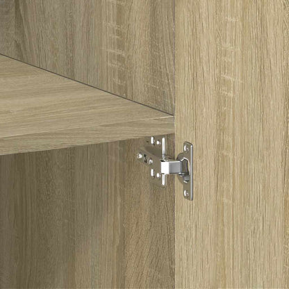 Storage Cabinet Sonoma Oak 80x42,5x225 cm Engineered Wood