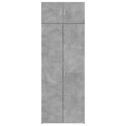 Storage Cabinet Concrete Grey 80x42,5x225 cm Engineered Wood