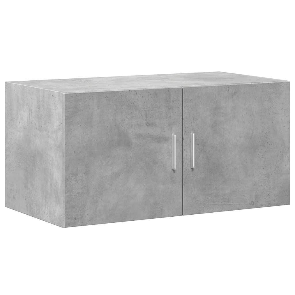 Storage Cabinet Concrete Grey 80x42,5x225 cm Engineered Wood