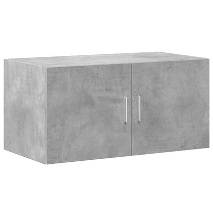 Storage Cabinet Concrete Grey 80x42,5x225 cm Engineered Wood