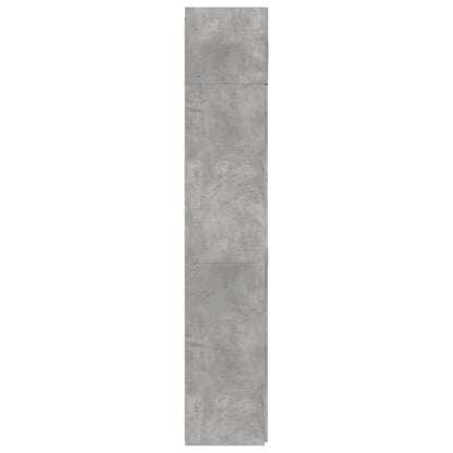 Storage Cabinet Concrete Grey 80x42,5x225 cm Engineered Wood