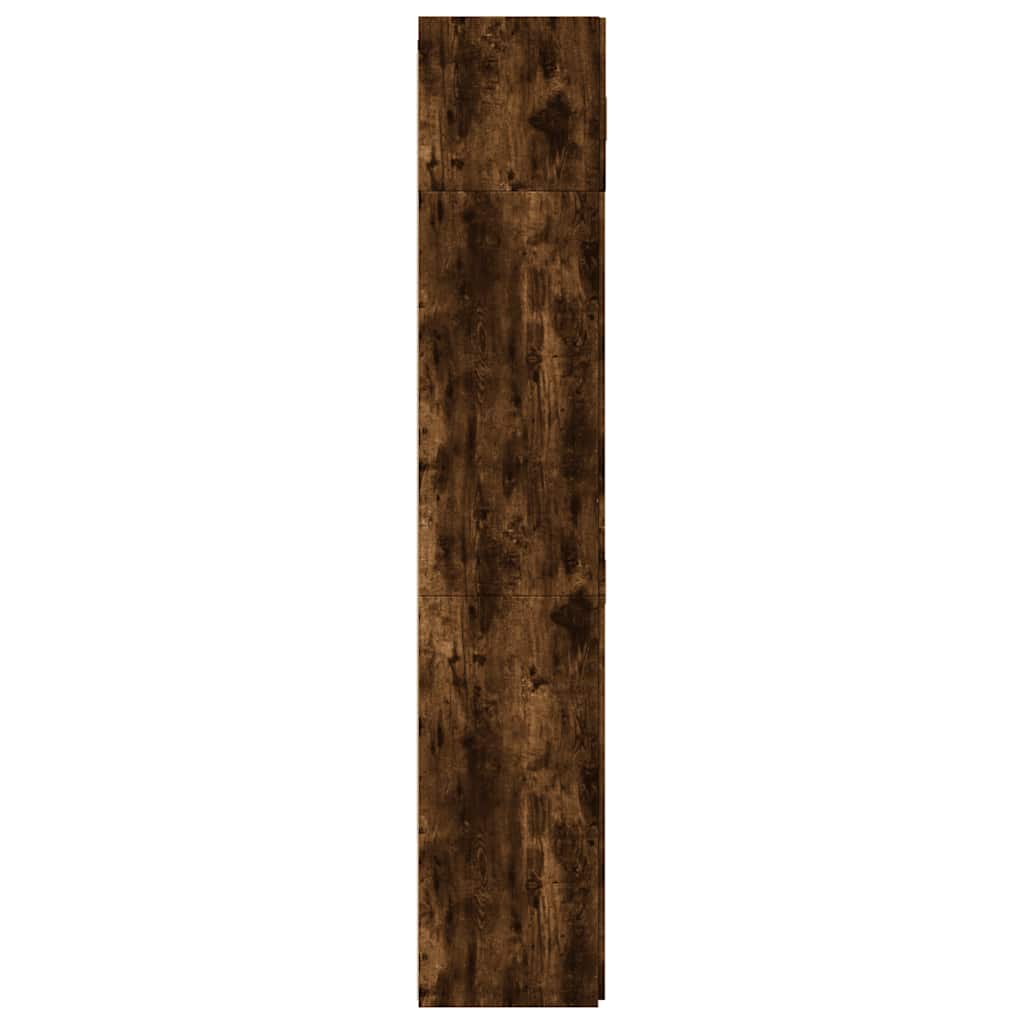 Storage Cabinet Smoked Oak 80x42,5x225 cm Engineered Wood