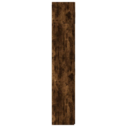 Storage Cabinet Smoked Oak 80x42,5x225 cm Engineered Wood