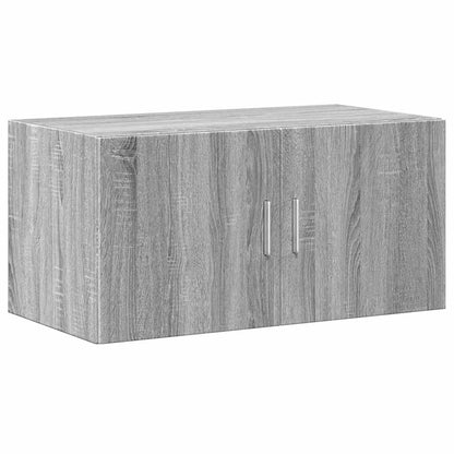 Storage Cabinet Grey Sonoma 80x42,5x225 cm Engineered Wood