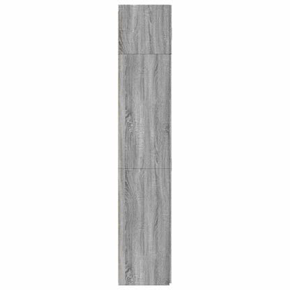 Storage Cabinet Grey Sonoma 80x42,5x225 cm Engineered Wood