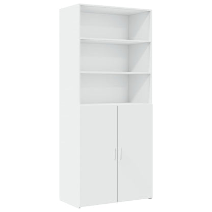 Highboard White 80x42.5x249 cm Engineered Wood