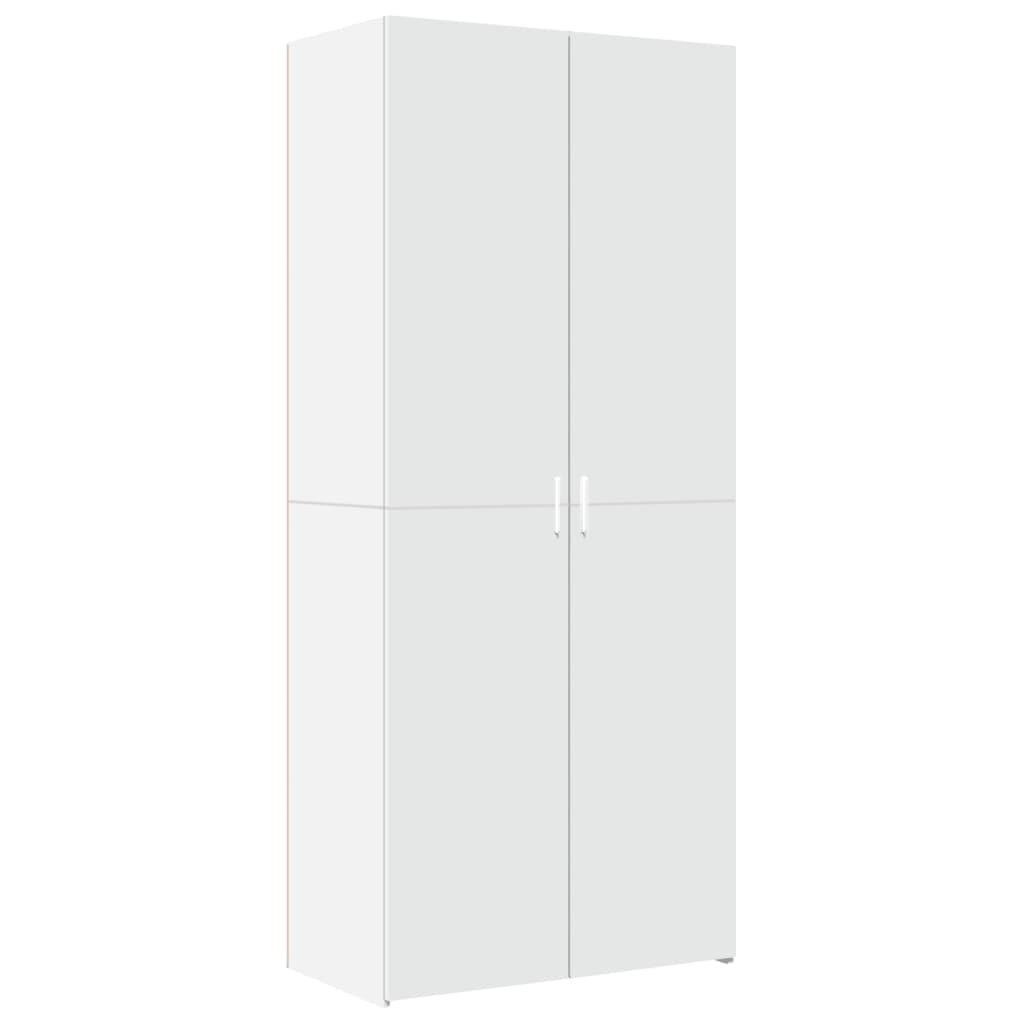 Highboard White 80x42.5x249 cm Engineered Wood