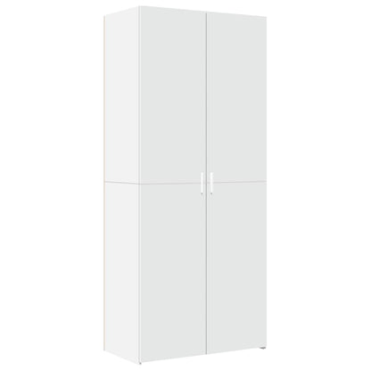 Highboard White 80x42.5x249 cm Engineered Wood