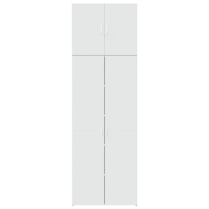Highboard White 80x42.5x249 cm Engineered Wood
