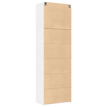 Highboard White 80x42.5x249 cm Engineered Wood