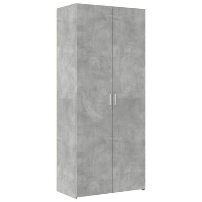 Highboard Concrete Grey 80x42.5x249 cm Engineered Wood
