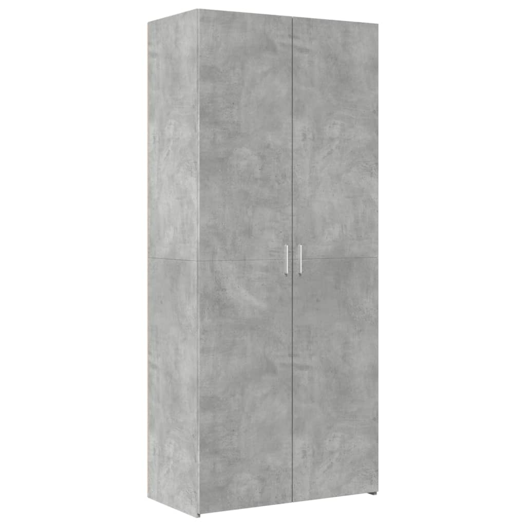Highboard Concrete Grey 80x42,5x249 cm Engineered Wood
