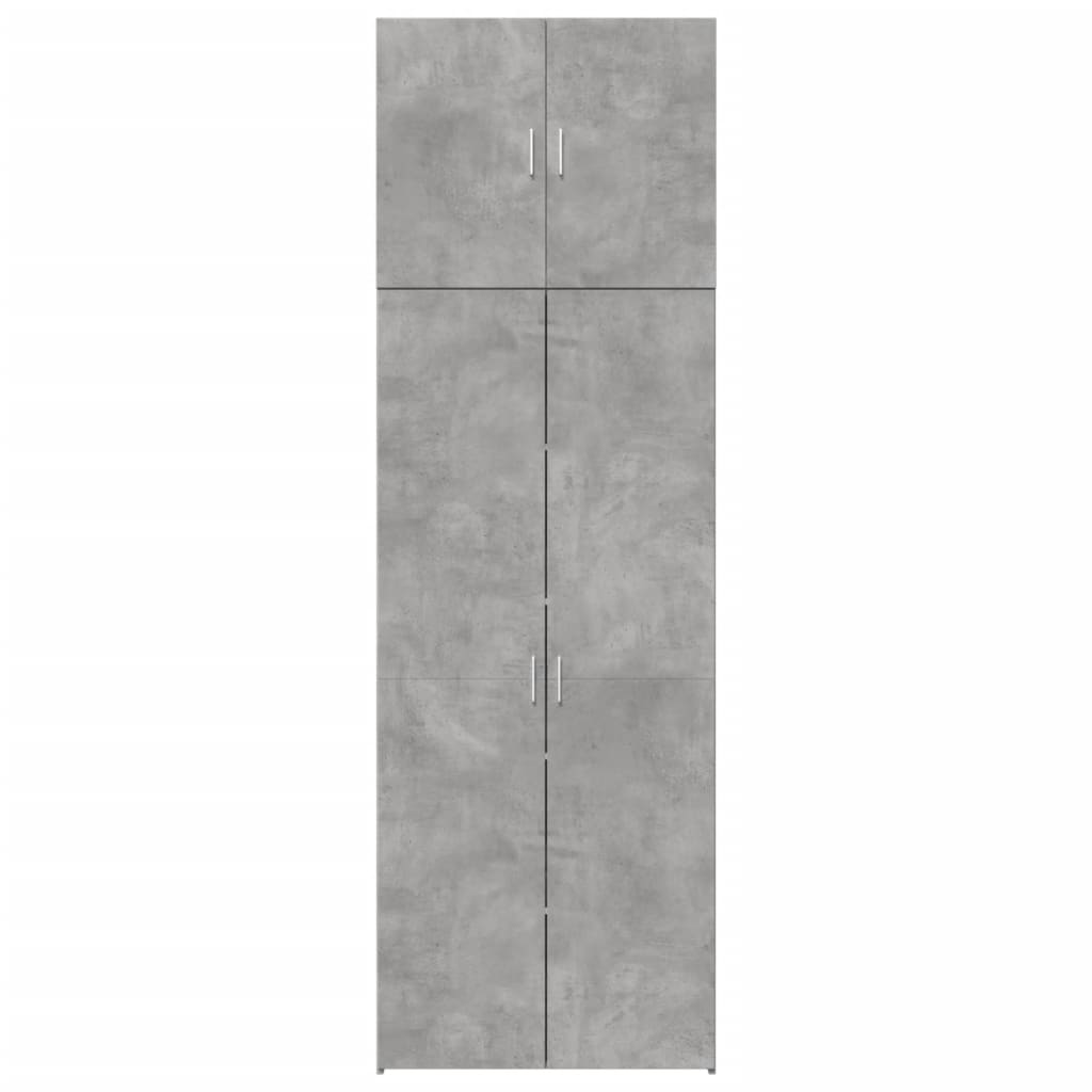 Highboard Concrete Grey 80x42.5x249 cm Engineered Wood