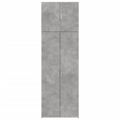 Highboard Concrete Grey 80x42.5x249 cm Engineered Wood