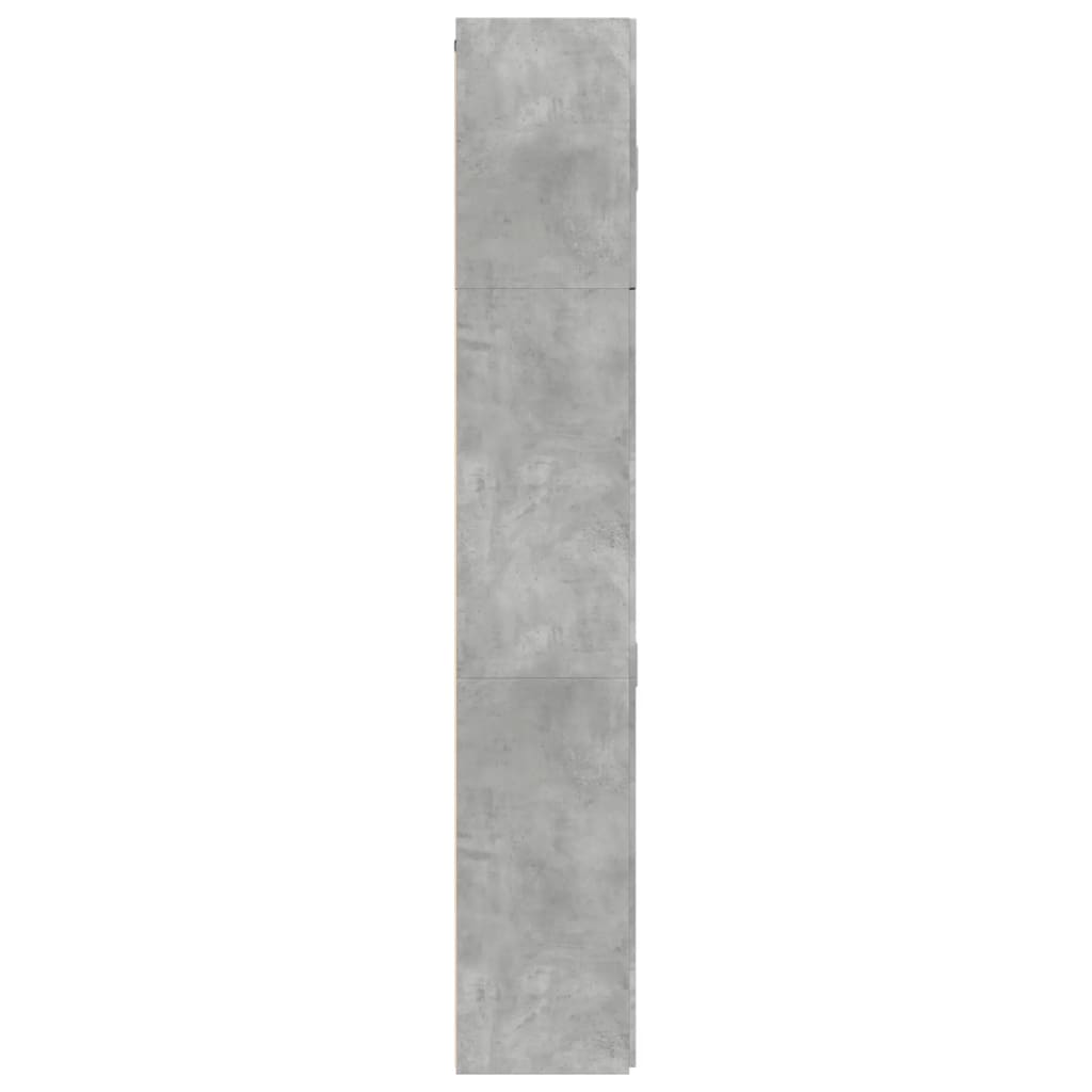 Highboard Concrete Grey 80x42.5x249 cm Engineered Wood