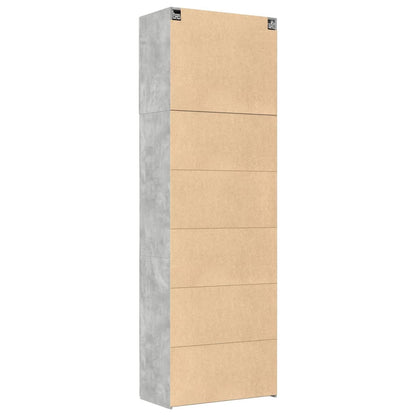 Highboard Concrete Grey 80x42.5x249 cm Engineered Wood