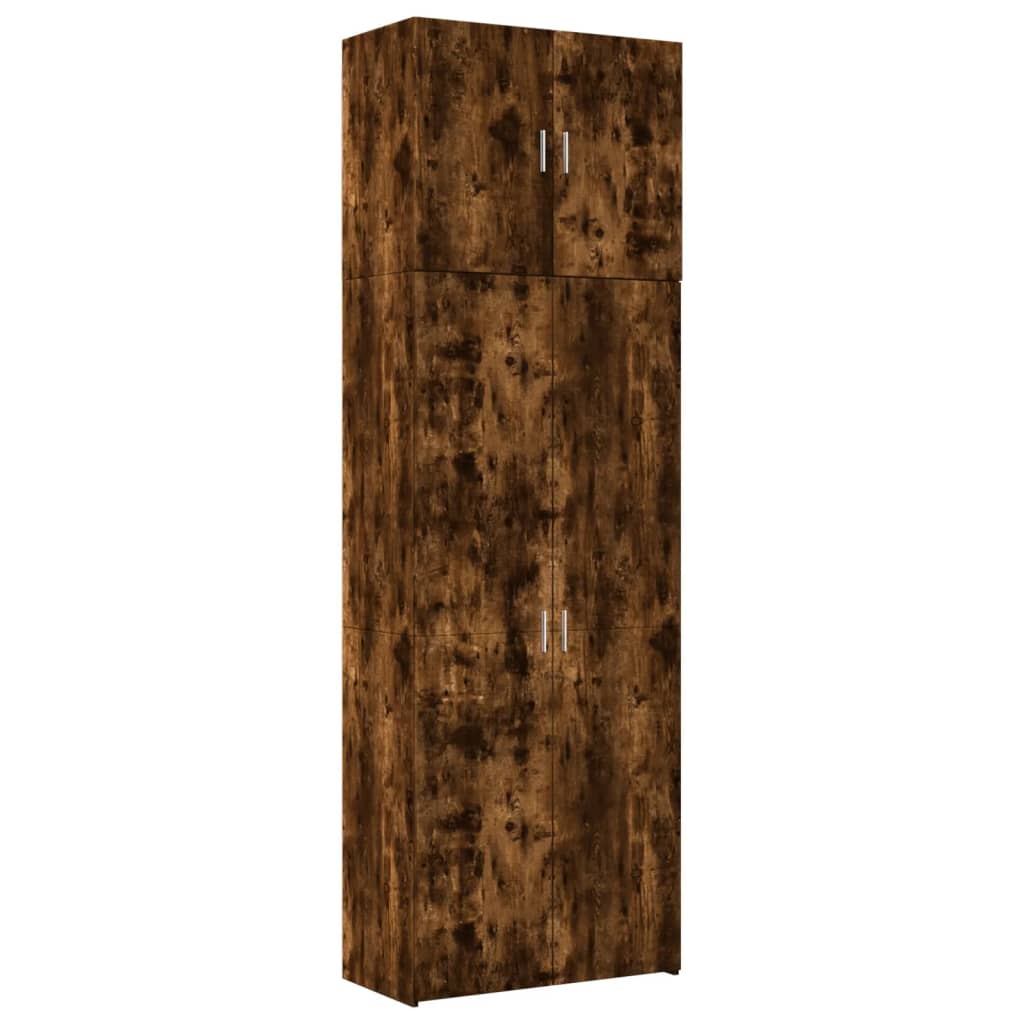 Highboard Smoked Oak 80x42,5x249 cm Engineered Wood