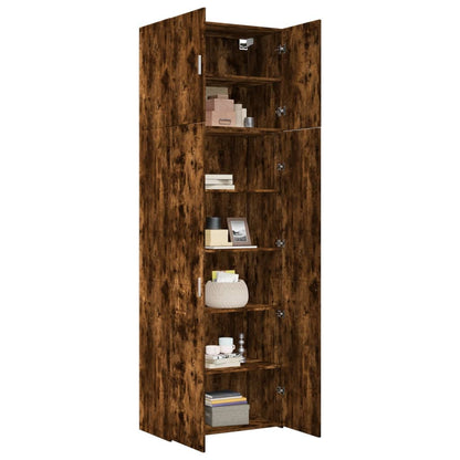 Highboard Smoked Oak 80x42,5x249 cm Engineered Wood