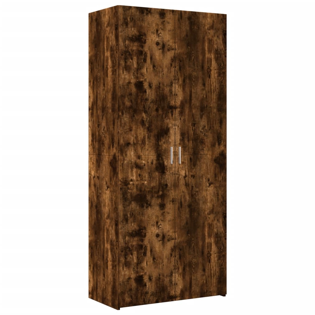 Highboard Smoked Oak 80x42,5x249 cm Engineered Wood