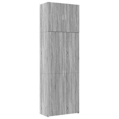 Highboard Grey Sonoma 80x42,5x249 cm Engineered Wood