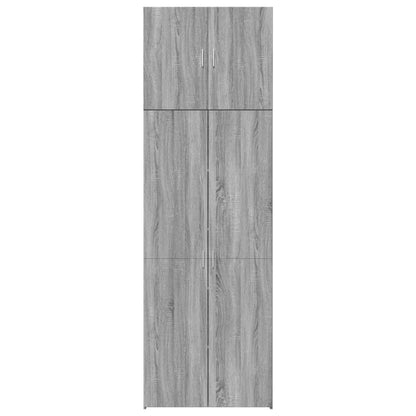 Highboard Grey Sonoma 80x42.5x249 cm Engineered Wood