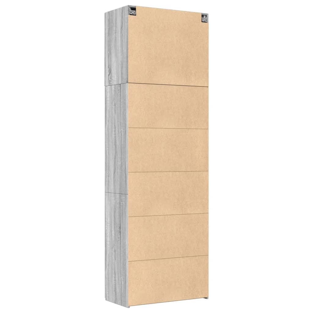 Highboard Grey Sonoma 80x42.5x249 cm Engineered Wood