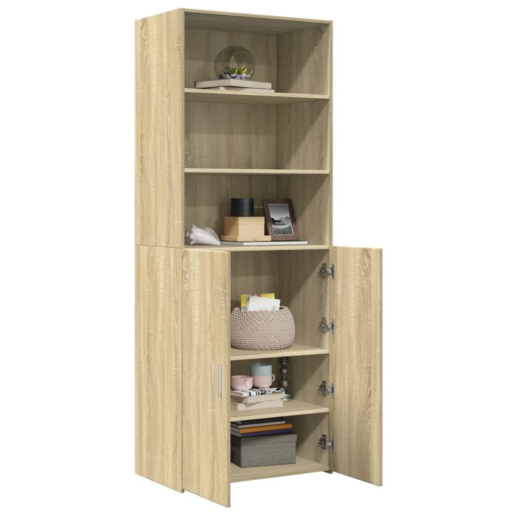Highboard Sonoma Oak 70x42.5x185 cm Engineered Wood