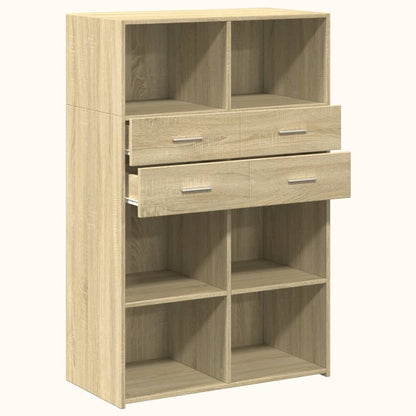 Highboard Sonoma Oak 80x42,5x124 cm Engineered Wood