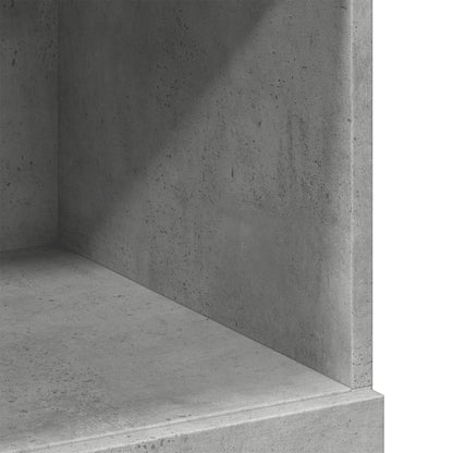 Highboard Concrete Grey 80x42,5x124 cm Engineered Wood