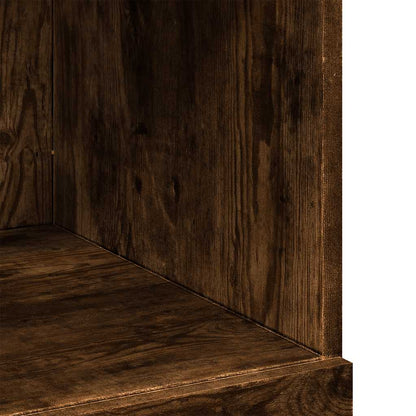 Highboard Smoked Oak 80x42,5x124 cm Engineered Wood