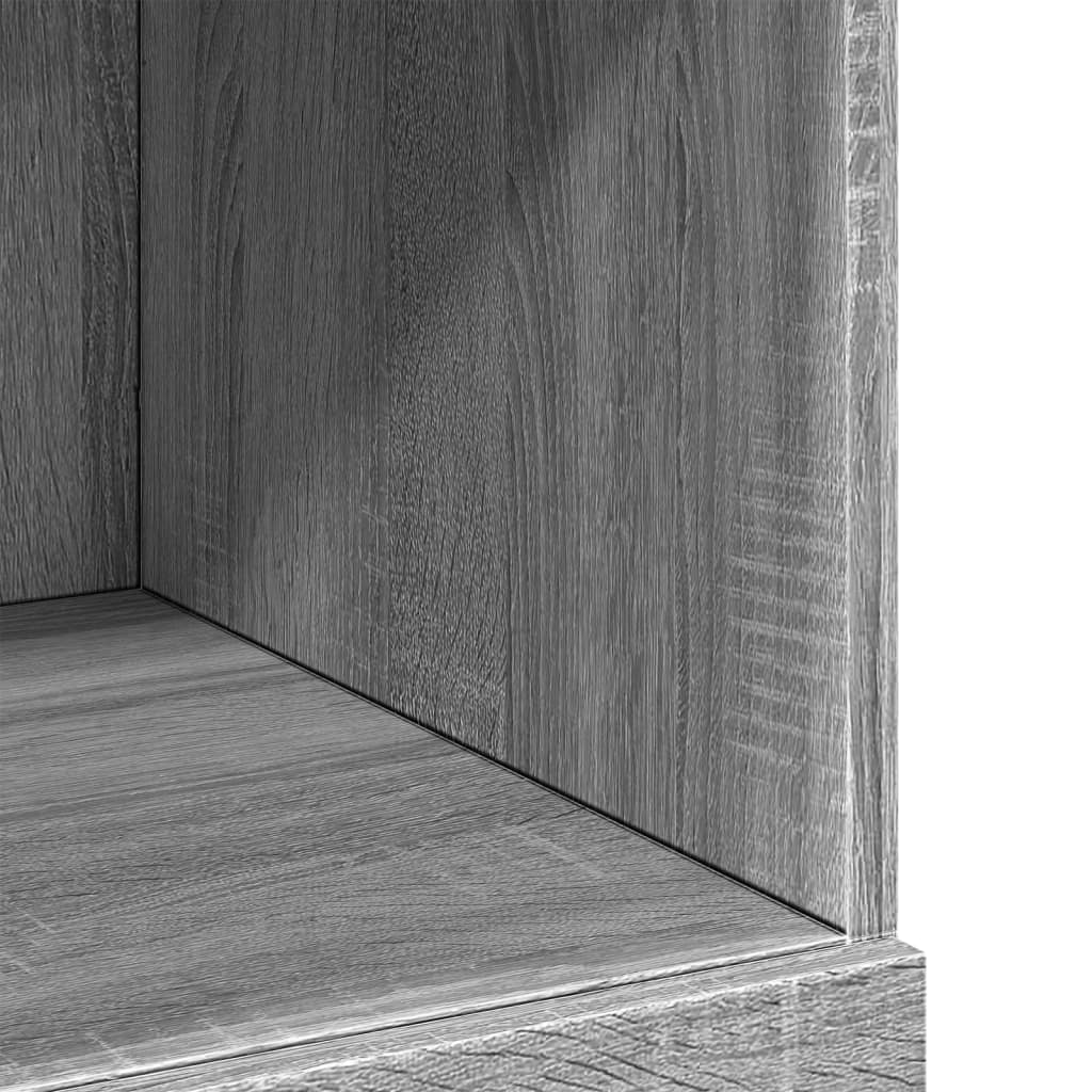 Highboard Grey Sonoma 80x42,5x124 cm Engineered Wood