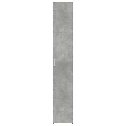 Highboard Concrete Grey 30x42.5x185 cm Engineered Wood