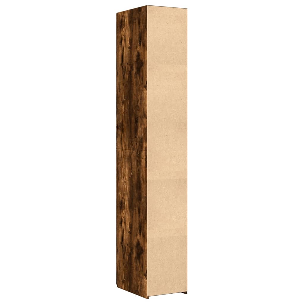 Highboard Smoked Oak 30x42.5x185 cm Engineered Wood