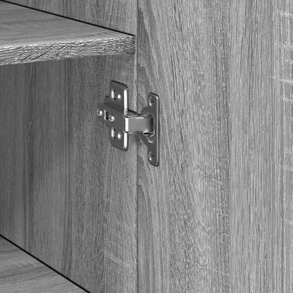 Highboard Grey Sonoma 30x42,5x185 cm Engineered Wood
