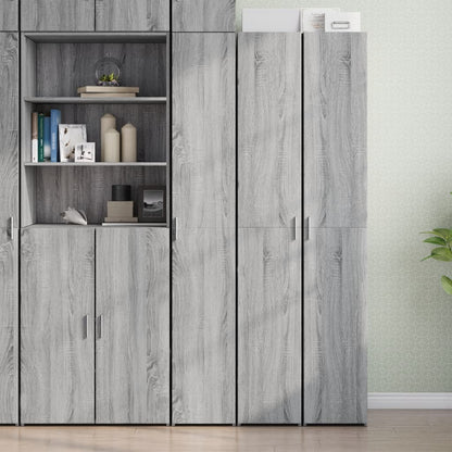 Highboard Grey Sonoma 30x42,5x185 cm Engineered Wood